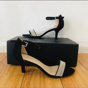 Athena Alexander - Diamond Strapped Kitten Heels
